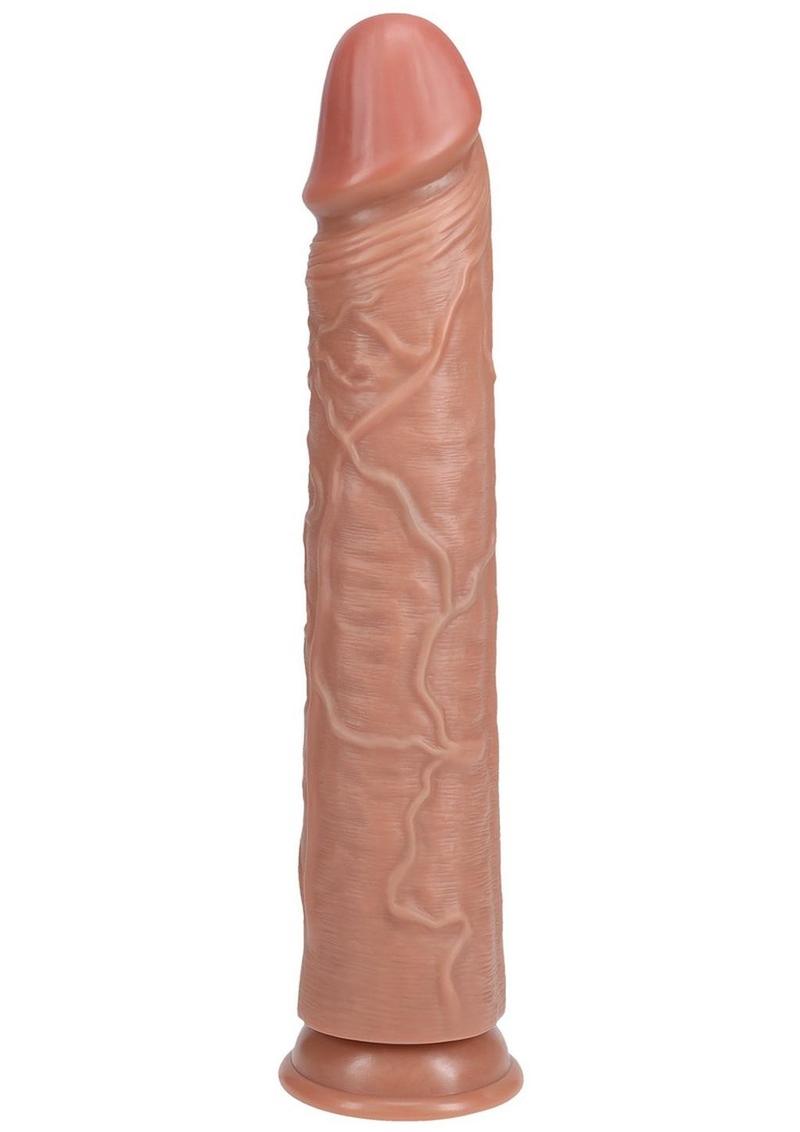 RealRock Ultra Realistic Skin Extra Large Straight Dildo with Suction Cup