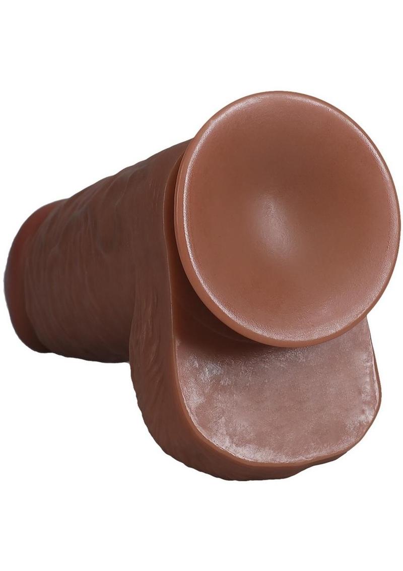 Realrock Extra Thick Dildo with Balls And Suction Cup