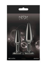 Rear Assets Chrome-Plated Tapered Anal Plugs Kit