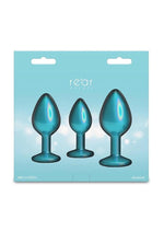 Rear Assets Chrome-Plated Tapered Anal Plugs Kit