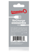 Screaming O Recharge Replacement Charge Cable