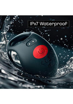 Red Dot V3 Rechargeable Silicone Vibrating Cock Ring with Remote Control