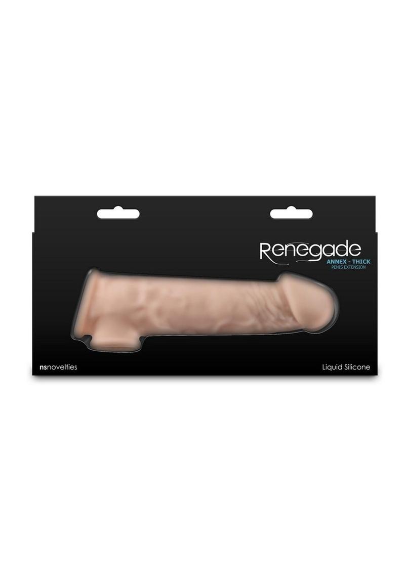 Renegade Annex Thick Penis Extension Liquid Silicone Stroker