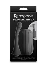 Renegade Deluxe Cleanser 2.0 Silicone Enema - Black