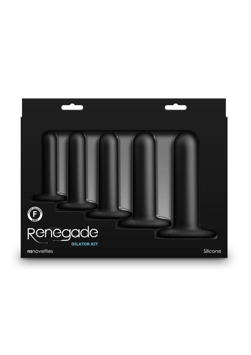 Renegade Dilator Kit5 Piece Silicone Anal Plugs with Suction Cups