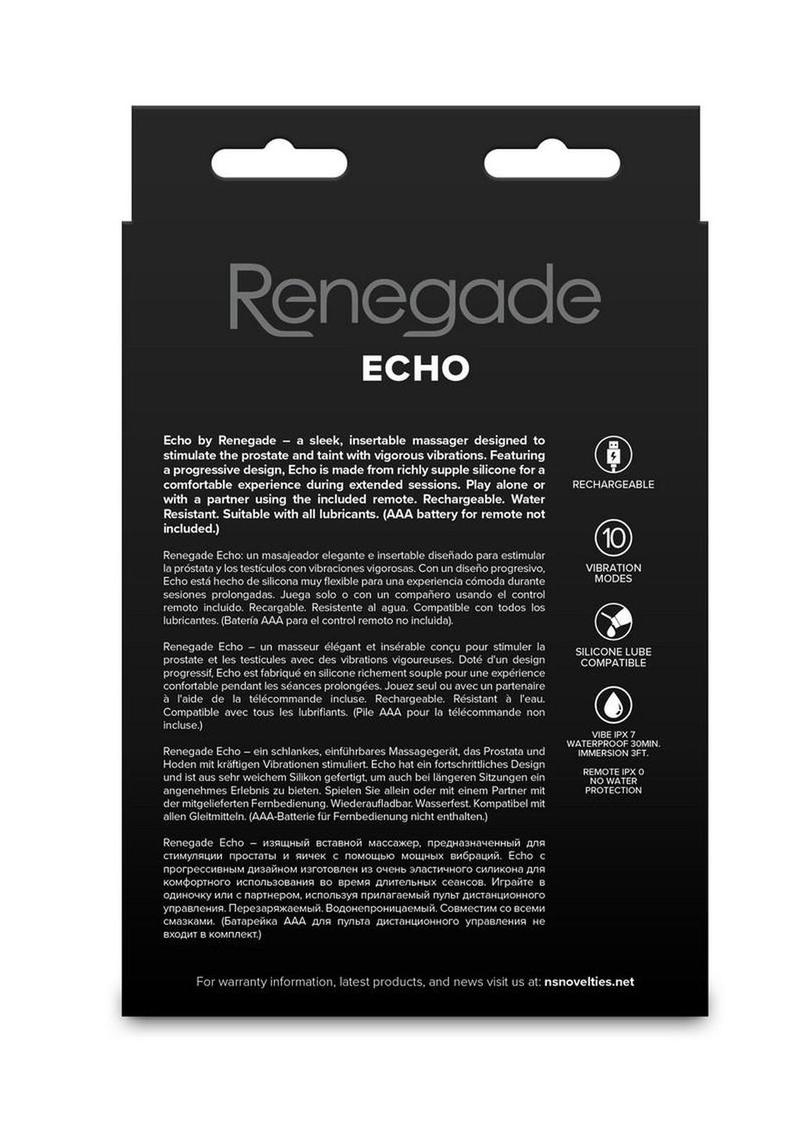 Renegade Echo Prostate Massager