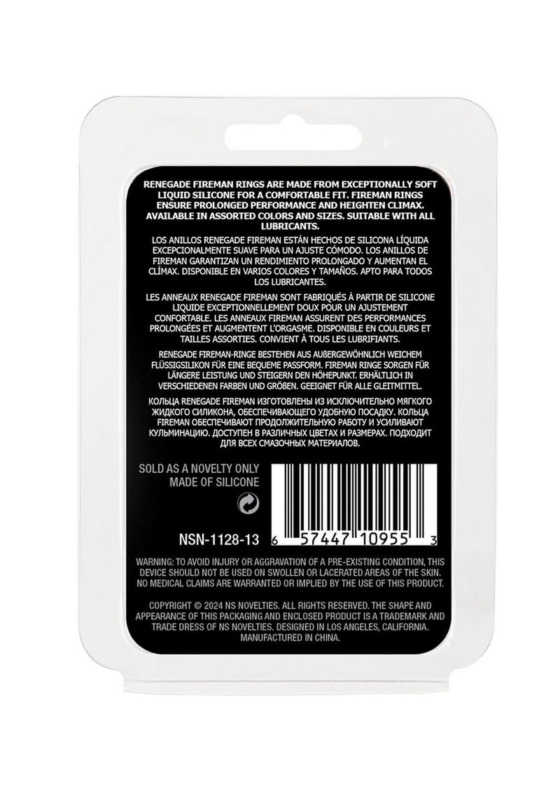 Renegade Fireman Ring Small Super Stretchable Silicone Cock Ring