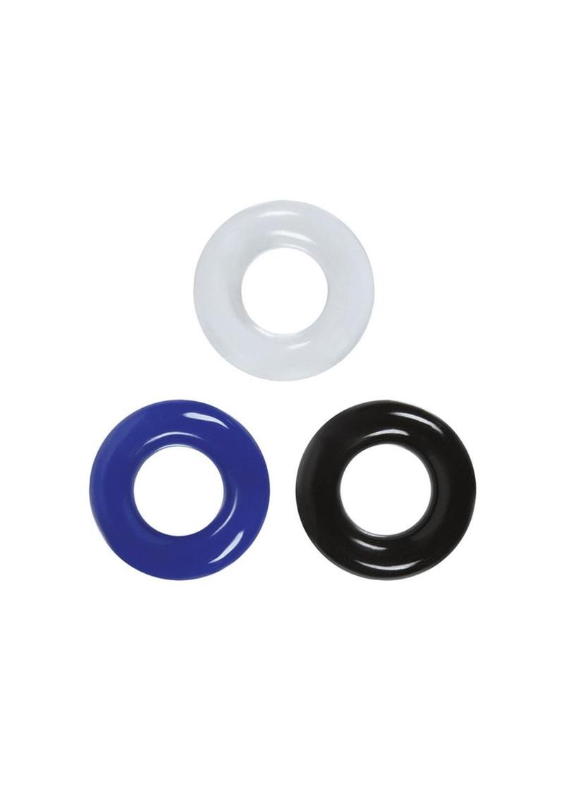 Renegade Stamina Rings Set of 3 Super Stretchable Cock Rings