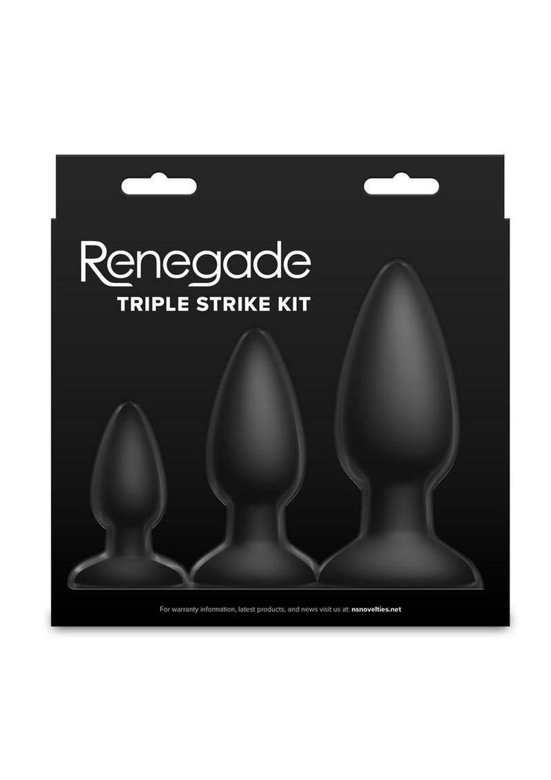 Renegade Triple Strike Anal Plug Kit