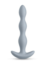Renegade Vantage Rechargeable Silicone Vibrating Beads - Grey - 6.5in