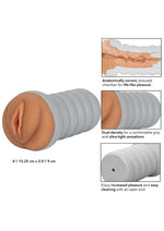 Ribbed Gripper Tight Pussy Dual Dense Textured Stroker