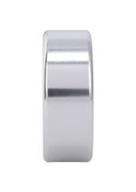 Rock Solid Brushed Alloy Cock Ring by Doc Johnson