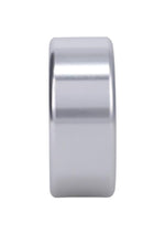 Rock Solid Brushed Alloy Cock Ring by Doc Johnson