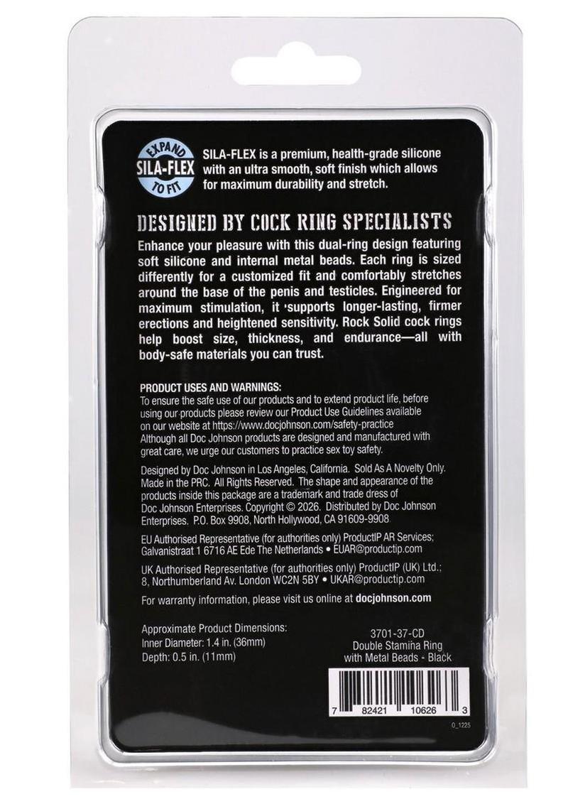 Doc Johnson Rock Solid Double Stamina Ring