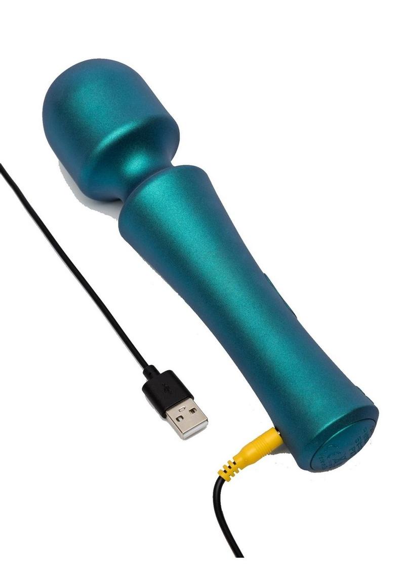 ROMP Presto Rechargeable Silicone Wand Massager Teal