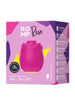 Romp Rose 2.0 Rechargeable Silicone Air Clitoral Stimulator - Pink/Yellow