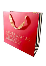 Santa Knows You've Been A Bit Of A Cunt This Year Dear - Large - Gift Bag