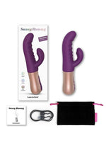Sassy Bunny Thrusting Rabbit Dual-Motor Rechargeable Silicone Vibrator