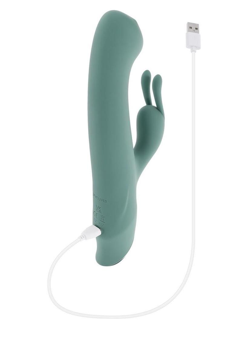 Evolved Satin Swirl Rabbit Vibrator