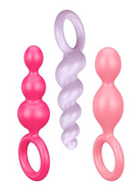 Satisfyer Booty Call Silicone Textured Anal Plugs