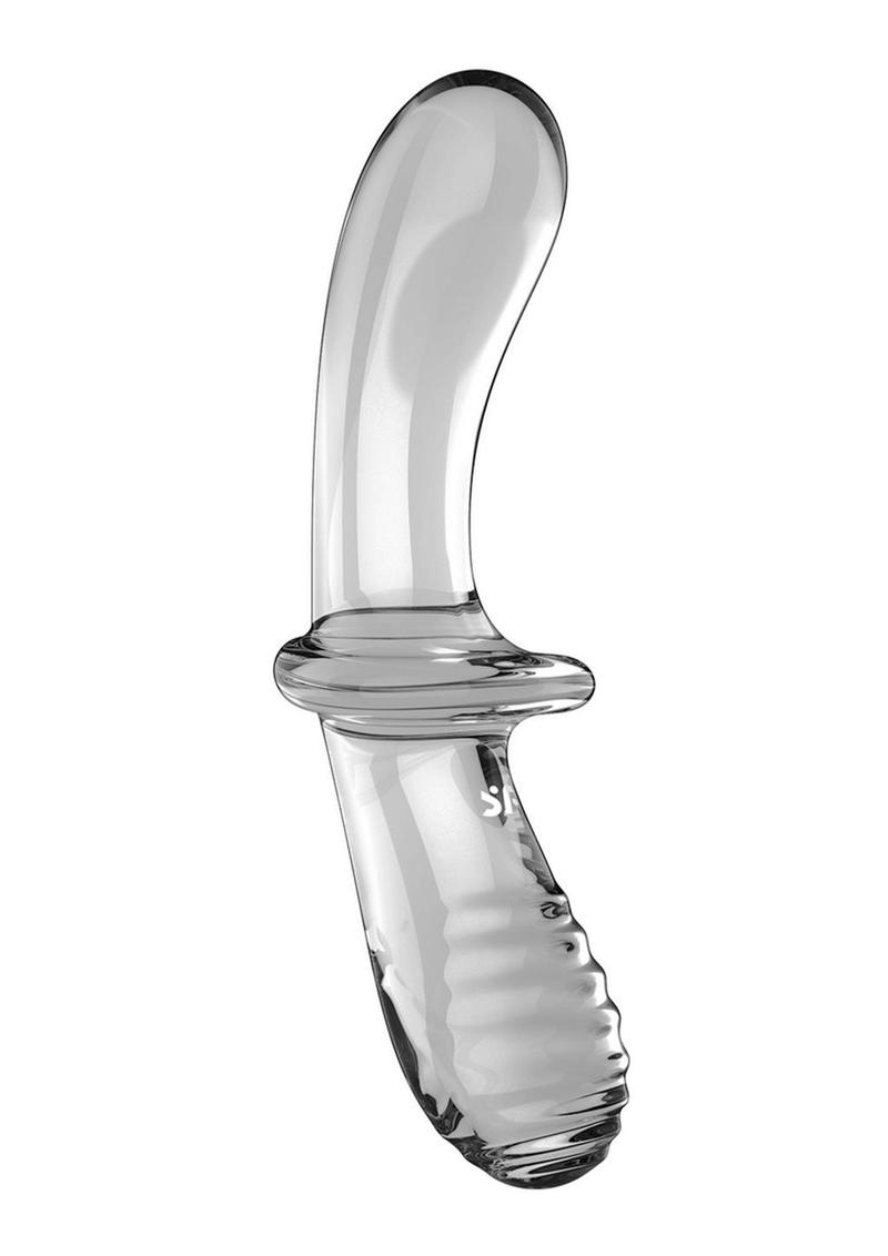 Satisfyer Double Crystal Glass With Versatile Use Dildo