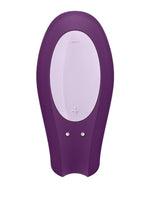Satisfyer Double Joy Rechargeable Silicone Bluetooth Partner Vibrator