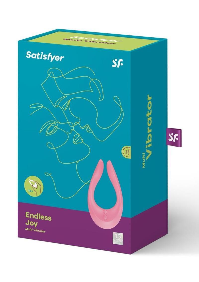 Satisfyer Endless Joy Vibrator Waterproof Multi Speed Rechargeable - Pink