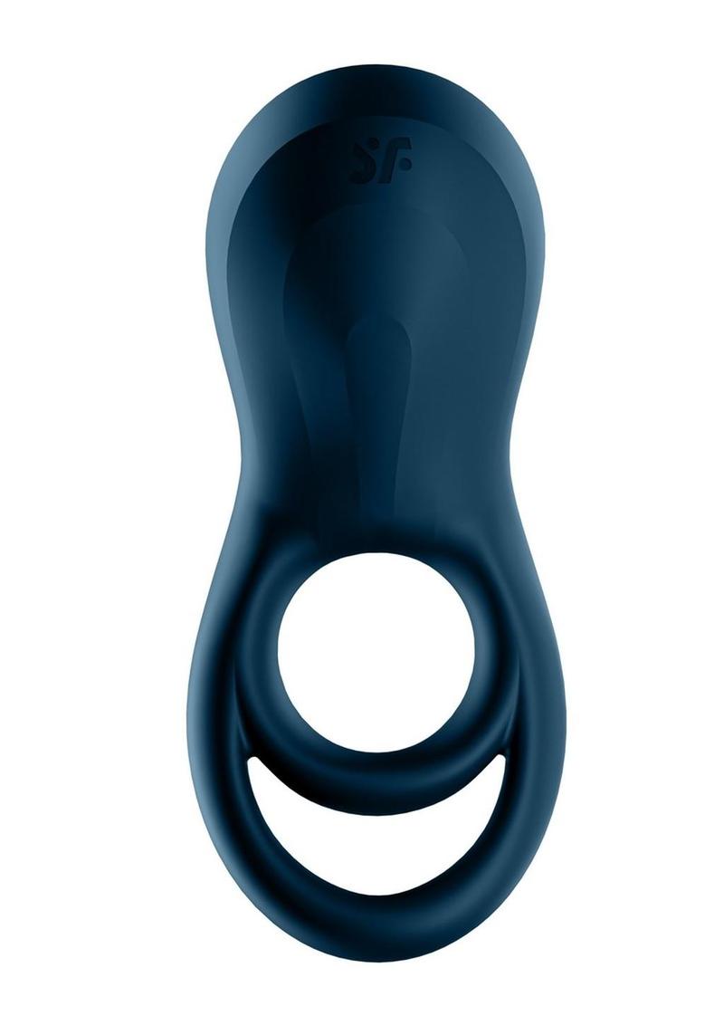 Satisfyer Epic Duo Bluetooth Silicone Vibrating Cock and Ball Ring