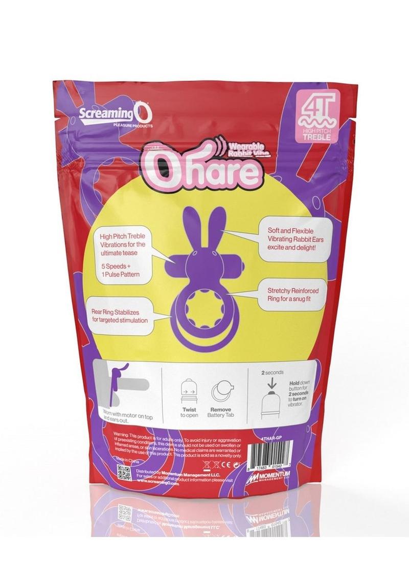 Screaming O 4T Ohare Vibrating Cock Ring