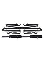Sex and Mischief Anywhere You Dare Bondage Restraint System - Black/Silver