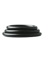 Sex And Mischief Nitrile Cock Ring 3 Pack With Stretchy And Durable