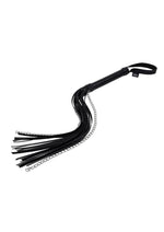 Leather Flogger with Chain