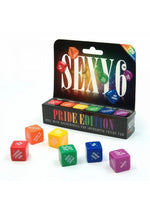 SEXY6 Pride Edition Dice Game Fun for Couples