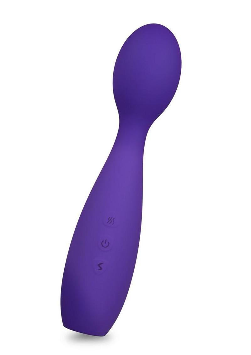 Sexy Things Velvet High Rechargeable Silicone Vibrating Wand - Purple