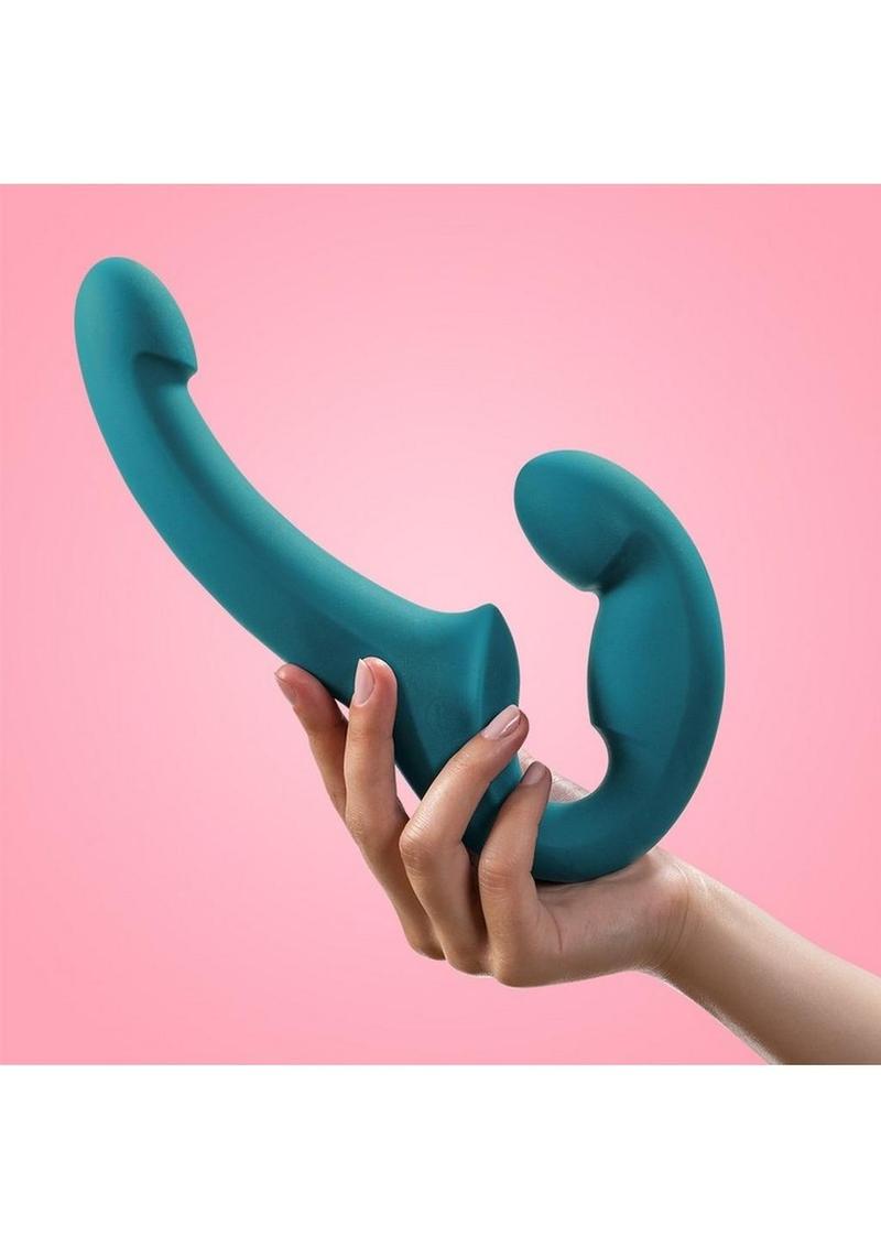 Fun Factory Share Lite Strapless Double Dildo in Deep Sea Blue