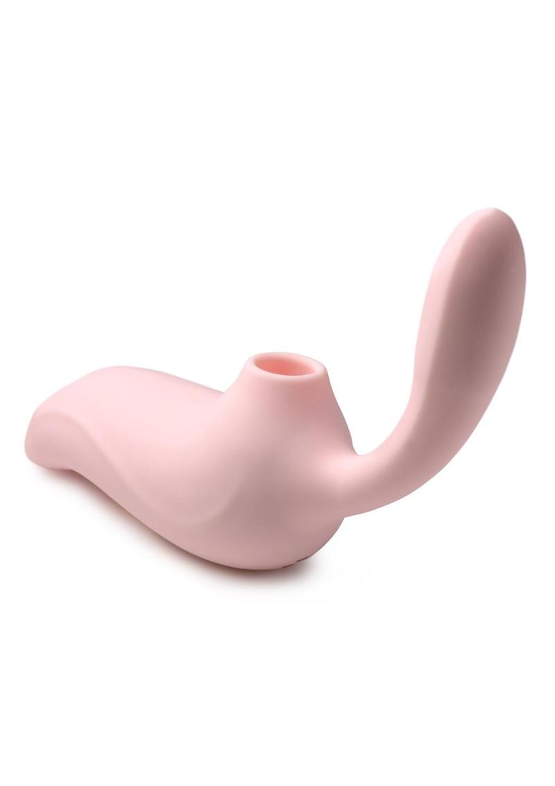 SheGasm 3-Way Elixir Silicone Sucking -And Pulsing Vibrator