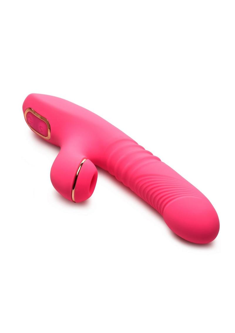 Shegasm Pro-Thrust Thrusting Suction Rabbit Vibrator