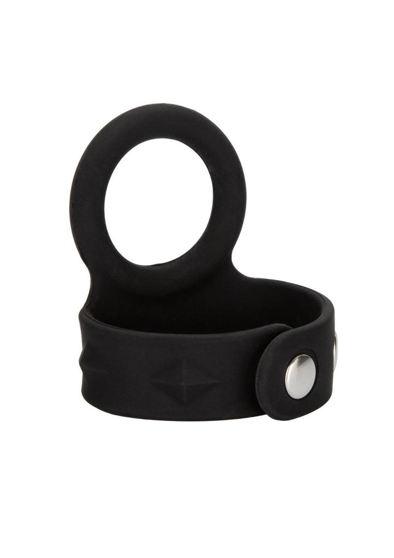 CalExotics Silicone Tri Snap Scrotum Support Ring