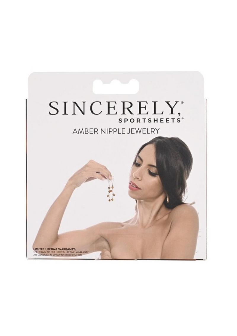 Amber Nipple Jewelry by Sincerely Sportsheets