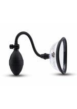 Size Up Classic Pussy Pump with Two Chambers - Black/Clear