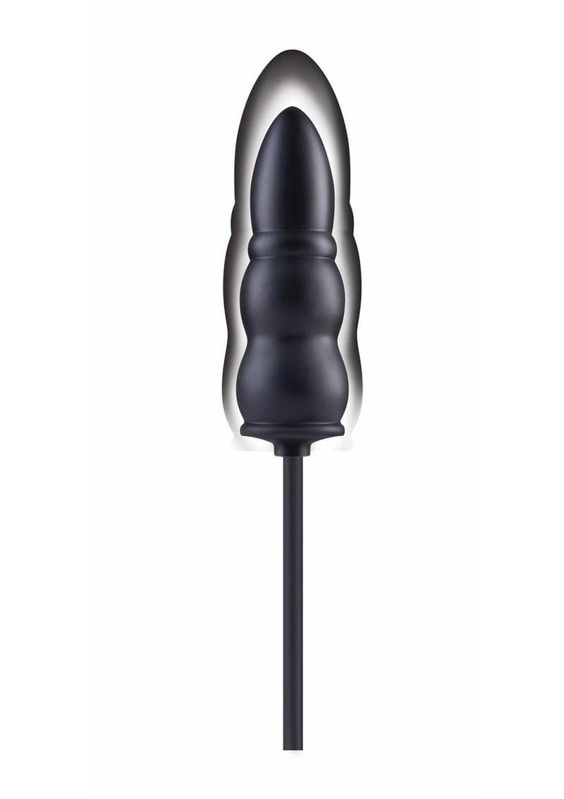 Size Up Silicone Ripple Inflatable Butt Plug