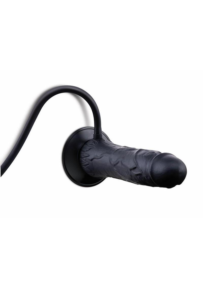 Size Up Silicone Ripple Inflatable Dildo