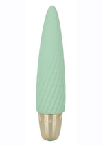 Slay #Satisfyme Rechargeable Silicone Bullet Vibrator - Green