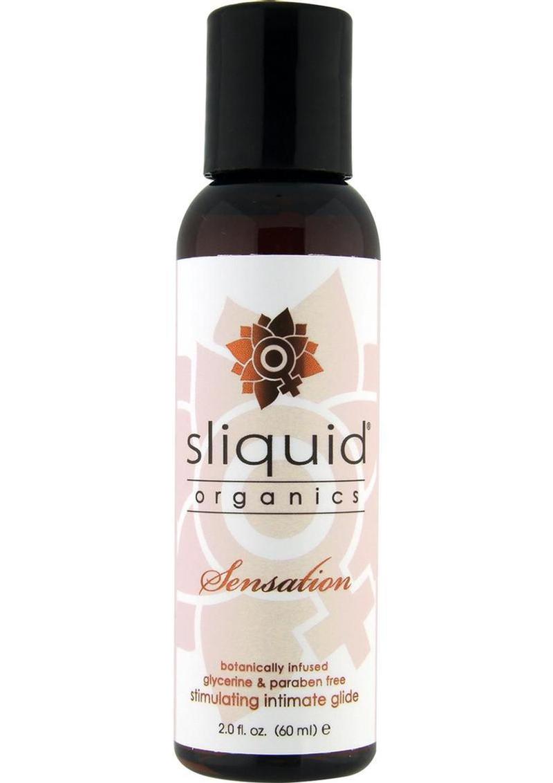 Sliquid Organics Sensations Botanically Infused Stimulating Intimate Glide Lubricant - 2oz