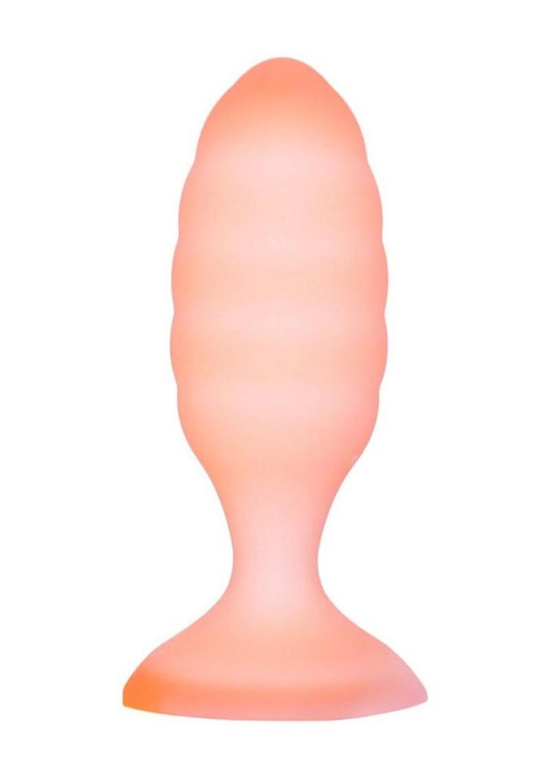 Softies Silicone Anal Plug - Orange - 4in
