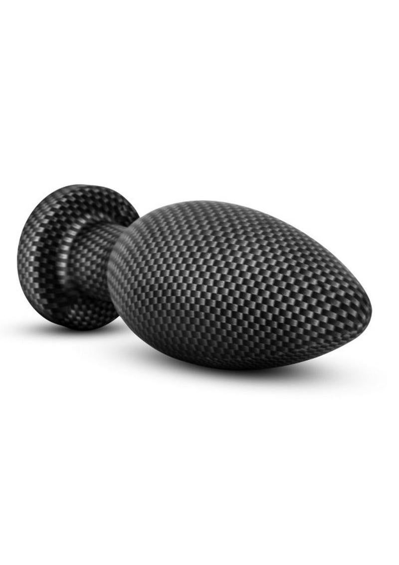 Spark Silicone Butt Plug Medium Carbon Fiber