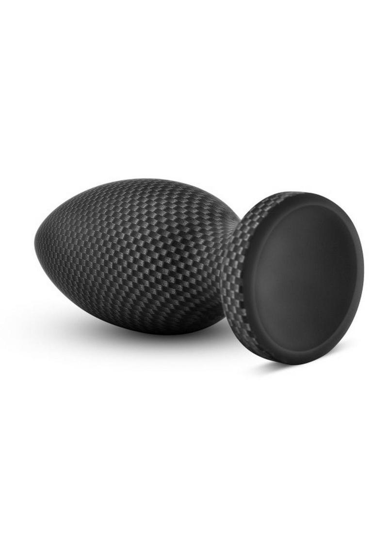 Spark Silicone Butt Plug Small Carbon Fiber