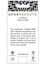 Sport Sheets Merge Collection 10 Speed Bullet Vibrator