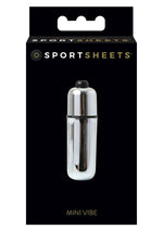 Sportsheets Mini Peanut Bullet Vibrator - Silver