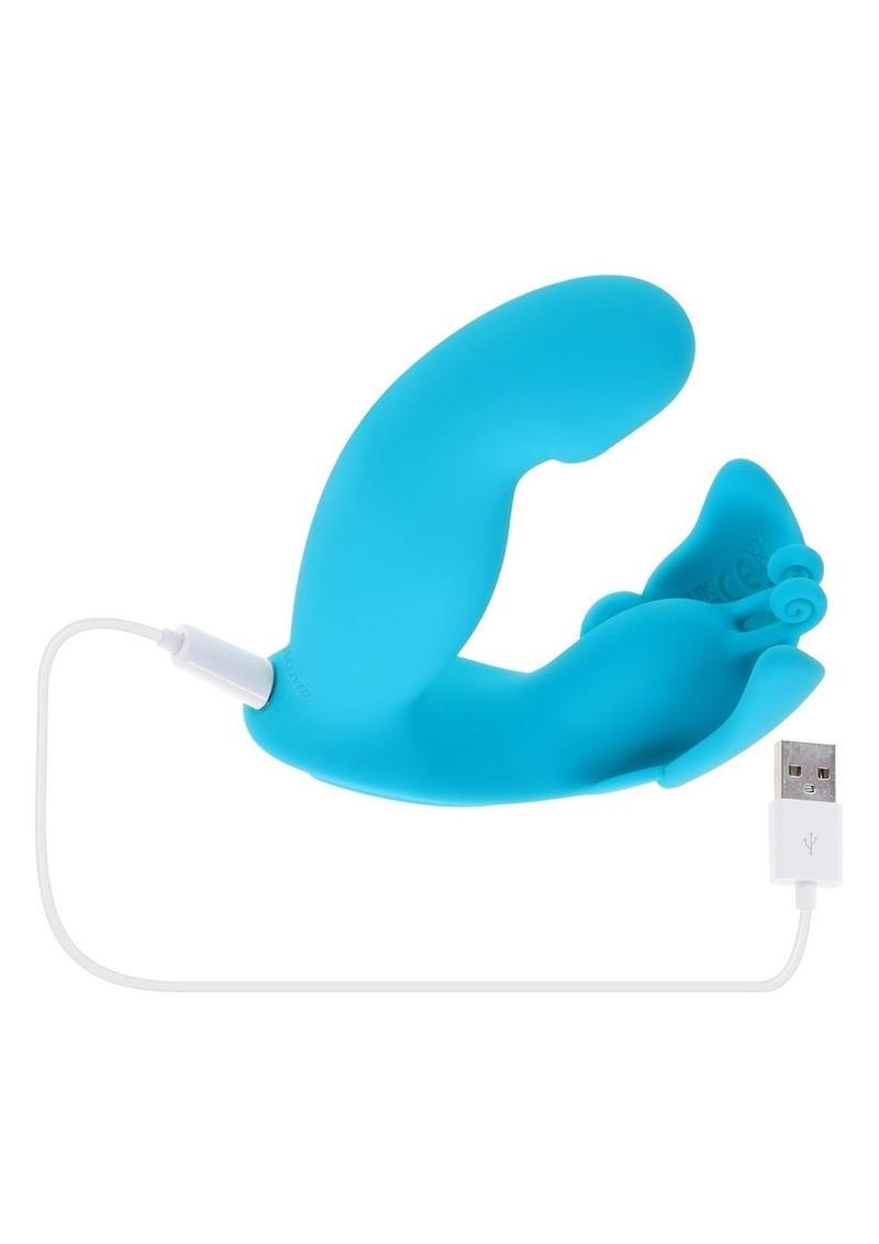 Evolved Spread Your Wings Rechargeable Silicone Multi-Vibrator